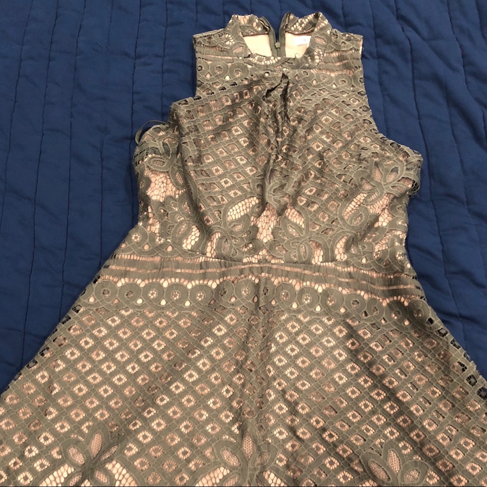 Olive Green Dress